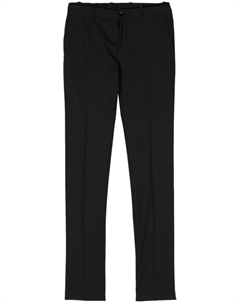 Строгие брюки с кулиской, черный Incotex