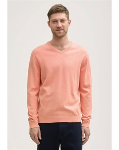 Свитер V-NECK, коралловый Tom tailor