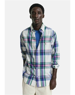 Рубашка REGULAR FIT SEERSUCKER MADRAS, слоновая кость Gant