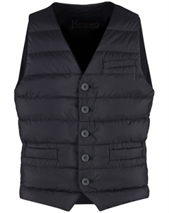 Жилет на молнии, синий Herno