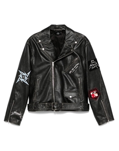 Кожаная куртка Металлика, черный Represent