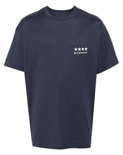 Футболка с принтом 4G, синий Givenchy