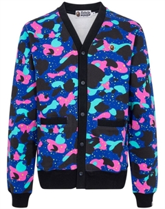 Кардиган с камуфляжным принтом, фиолетовый A bathing ape®