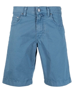 Jacob Cohën шорты-бермуды с нашивкой-логотипом, синий Jacob cohen