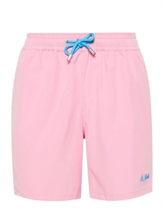 Комфортные шорты для плавания с вышитым логотипом, розовый Mc2 saint barth