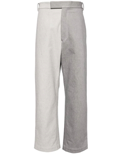 Джинсы в двух тонах, серый Thom browne