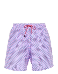 Плавки-шорты с цветочным принтом, синий Hackett