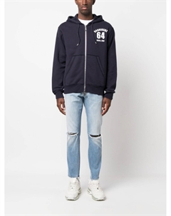 Худи на молнии с логотипом, синий Dsquared2