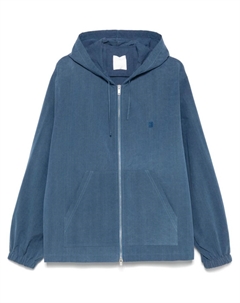 Хлопковая толстовка с капюшоном с мотивом 4G, синий Givenchy