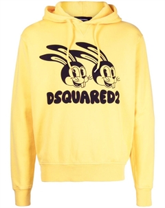 Худи с логотипом, желтый Dsquared2