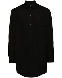 Рубашка с широким воротником, черный Yohji yamamoto