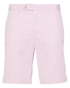 Полосатые шорты чинос средней посадки, розовый Hackett