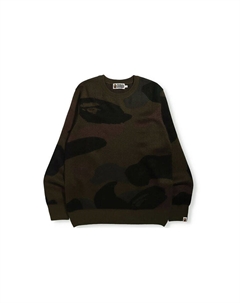 Свитер серии Ape Head для мужчин, коричневый A bathing ape®