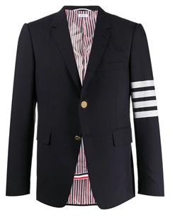Пиджак с полосками 4-Bar, синий Thom browne
