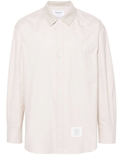 Рубашка с полосками RWB, нейтральный цвет Thom browne