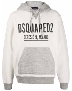 Худи с логотипом, серый Dsquared2