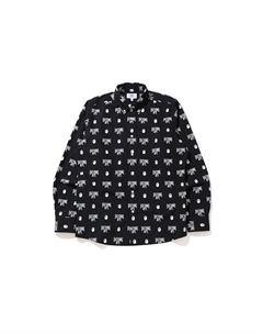 Рубашка серии Ape Head для мужчин, черный A bathing ape®