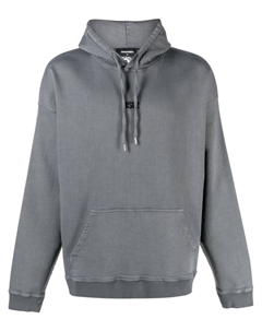 Худи с вышитым логотипом, серый Dsquared2