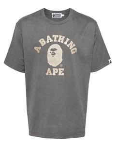 Футболка с логотипом BATHING APE, серый A bathing ape®