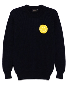 Джемпер с круглым вырезом, синий Joshua sanders