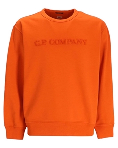 Толстовка с логотипом, оранжевый C.p. company