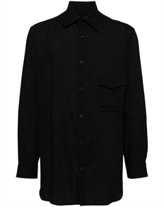Рубашка с воротником, черный Yohji yamamoto