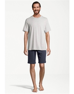 Пижама HOME SET, темно-синий Schiesser