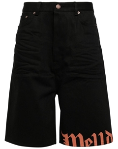 Шорты-бермуды с логотипом, черный We11done