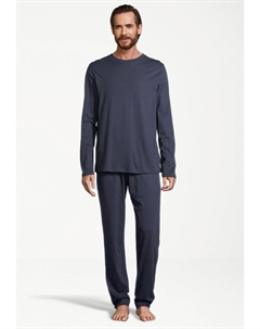 Пижама HOME SET, темно-синий Schiesser