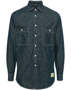 Рубашка из денима шамбре, синий Aspesi