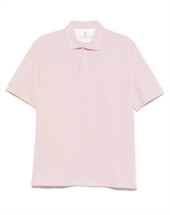 Рубашка поло, розовый Brunello cucinelli