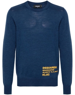 Свитер Ceresio 9, синий Dsquared2