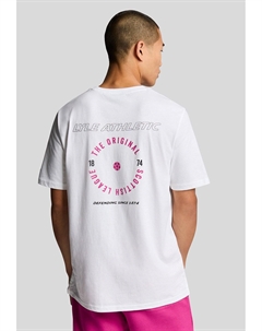 Футболка с принтом GRAPHIC, белый Lyle & scott
