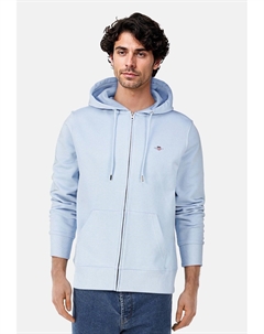 Толстовка на молнии, светло-голубой Gant