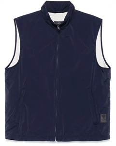 Жилет с нашивкой-логотипом, синий Fay