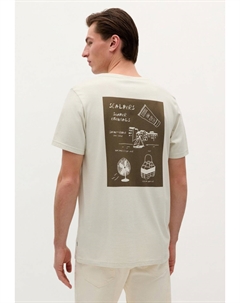 Футболка с принтом ESSENTIALS, слоновая кость Scalpers