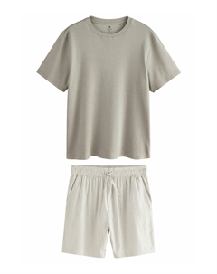 Пижама SET, цвет Neutral Stone Stripe Next