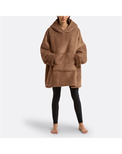 Плед-свитер из флиса размер LXL Javi каштановый Laredoute