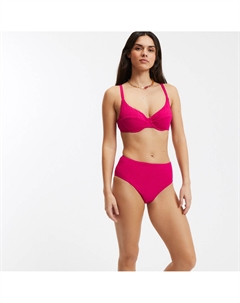 Плавки от купальника с завышенной талией розовый La redoute collections