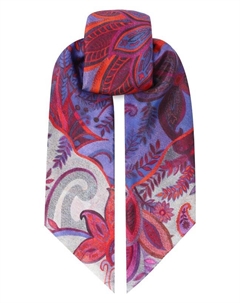 Шелковый платок Орнамент Цветы Gourji