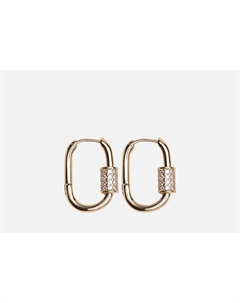 Серьги С фианитами в золоте 2 шт 19.stone