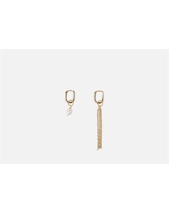 Серьги С жемчугом и цепочками 2 шт 19.stone