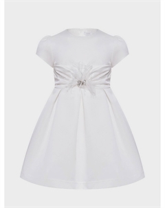 Платье с блестящей брошью и перьями Baby a.