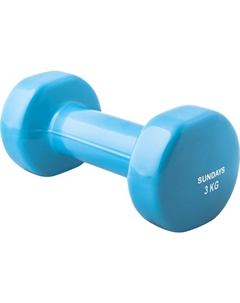 Гантель 3кг IR92005 6062979 голубой Sundays fitness
