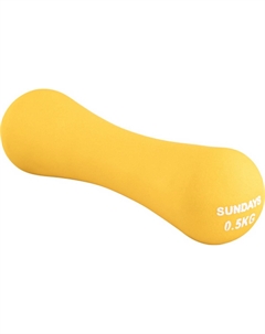 Гантель 0,5кг IR92004-D 6062982 желтый Sundays fitness