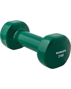 Гантель 2кг IR92005 6062978 зеленый Sundays fitness