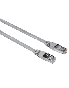 Кабель патч-корд H-30590 00030590 STP cat5E 10м серый RJ-45 (m)-RJ-45 (m) Hama
