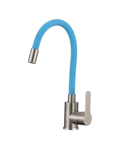 Смеситель для кухни H155316-6 цвет Сатин Синий D-lin