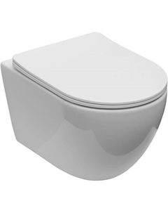 Унитаз L1W 331867 подвесной цвет Белый с сиденьем Микролифт Logan