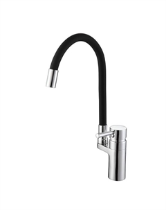 Смеситель для кухни D157315-1 цвет Хром Черный D-lin